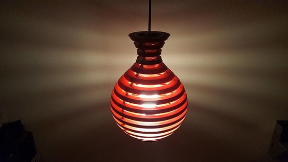 squillare lamp2 lampada soffitto luce lampadina design casa arredamento illuminazione vaso anelli ambient moderno casalinghi vita Casa 3d print model - Mito3D