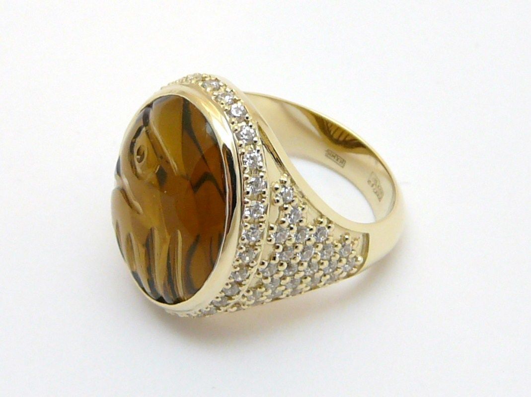 anel grande cabochão jóias 3d modelo vários modelos anéis 3D print model - Mito3D