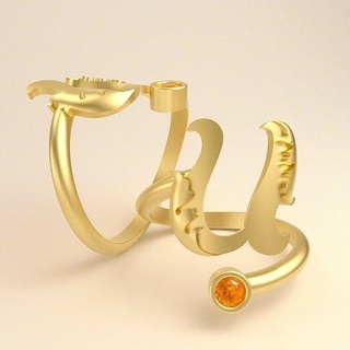Ring Brief Design Symbol Juwel Schmuck Ringe 3d print model - Mito3D