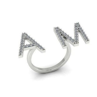 ring letters model 3902 kolco dlya pechati 3dmodel printable sterling fashion silver engagem platinum jewellery engagement mobius jewelry rings 3d print model - Mito3D