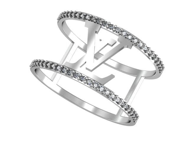 louis vuitton ring 3D model 3D printable