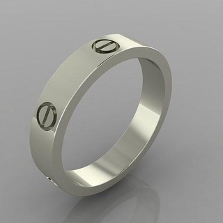 bague l'amour vis 3d impression modèle 51 bijoux anneaux or argent engagement mariage mode brillant engagem diamant solitaire imprimable 3d print model - Mito3D
