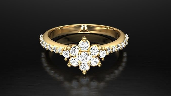 anillo m17 joyería joya lujo Boda oro plata brillante arete pulsera libra esterlina colgante pendiente rubí vendimia brazalete diamante compromiso anillos 3D print model - Mito3D