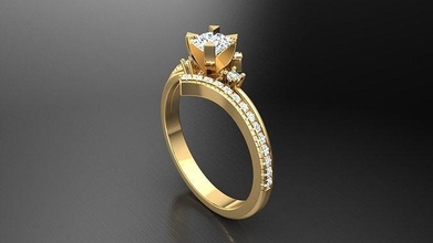 ring m3 luxus weiblich edelsteine hochzeit schmuck wertvoll juwel silber druckbar brillant gold reichtum sterling engagem münze kasse penny armband diamant ringe 3d print model - Mito3D
