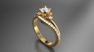 anel m4 joalheria prata diamante gema Casamento esterlina branco noivado colar brilhante solitário platina imprimível ouro safira jóia jóias rubi argolas 3d print model - Mito3D