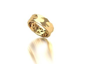 bague homme 09 bijoux or mariage engagement argent mode beauté modèle 3D zbrush diamant rhinocéros anneaux tiffany Armani chopard boucles d'oreilles 3d print model - Mito3D