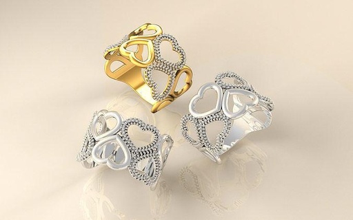 bague Martell 20059 or mariage bijoux engagement précieux argent imprimable gemme anneaux diamant brillant luxe sterling platine bijou 3d print model - Mito3D