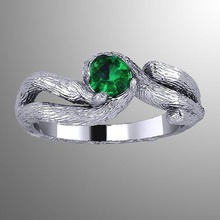 ring mb 1 jewelry shining bright luxury gem silver jewel jewels jewellery precious diamond rings printable fashion 3d accessory gold 3d print model - Mito3D