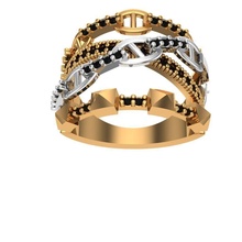 ring mcy 16 jewelry art wedding shining silver brilliant gold diamond engagement necklace pendants bracelets rings platinum fashion disjunct gem 3d print model - Mito3D