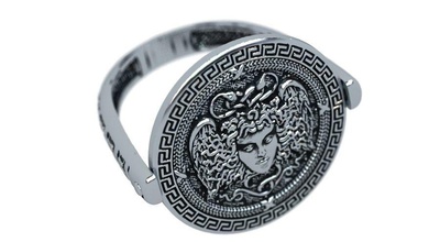 ring medusa gorgona perseus persey silver jewelry antic rings 3d print model - Mito3D