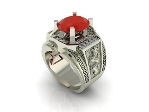 ring men printable fashion body jewelry rings 3d print model - Mito3D