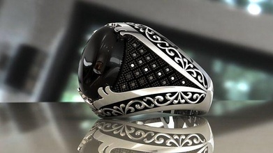 ring men ruby printable amethyst wedding silver gold gem diamond fashion engagement platinum topaz engagem rings beauty emerald jewelry 3d print model - Mito3D