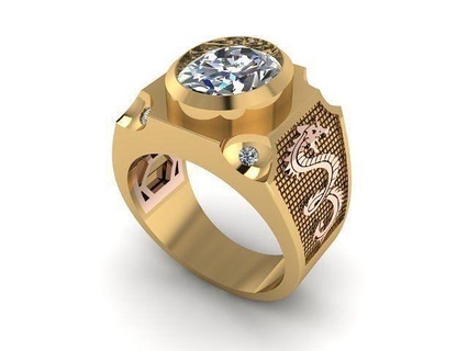 ring men jewelry ring men gold printable rings jewelry rings  3d print model - Mito3D