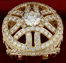 ring men fashion jewelry diamond silver rings white platinum wedding jewellery jewel gem gold 3d print model - Mito3D