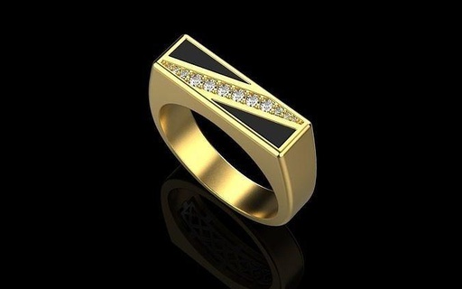 anillo hombres 005 joyería joya anillos oro imprimible diamante sello Boda compromiso graff Chopard tiffany chanel platino 3d print model - Mito3D