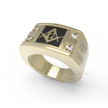 ring-Männer-Mauerwerk-ring 3d-Druck Modell Schmuck gold Luxus masonary ring bedruckbar ist sterling Mode-ring Silber Juwel Ringe Platin Diamant-ring Männer genial Bekleidung Mode-Schönheit drucken brillant 3d print model - Mito3D