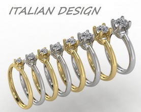 25 yüzük mod takı mücevher elmas düğün altın taş değerli 3d print model - Mito3D