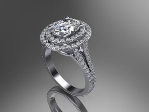 anel modelo jóias 3d o cad soliatire diamante engajamento especiais anéis 3d print model - Mito3D