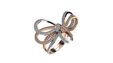 anel modelo jóias 3d o cad especiais único grande presente anéis 3d print model - Mito3D