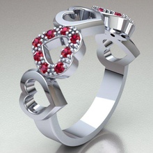 ring Modell 361 Schmuck genial diamond Diamant-ring engagem engagement Mode-ring gem gold Juwel bedruckbar ist Ringe Silber sterling Hochzeit 3d print model - Mito3D