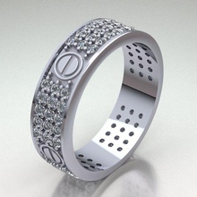 squillare modello 487 brillante diamante fidanzamento moda gioiello gioielleria stampabile anelli argento sterlina nozze gemma oro solitario 3d print model - Mito3D