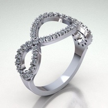 Ring Modell 499 brillant Diamant Engagement Mode Juwel Schmuck druckbar Ringe Silber Sterling Hochzeit Gold einsam 3d print model - Mito3D