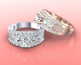 anillo moderno la joyería ringmodern ringjewelry los anillos 3d print model - Mito3D