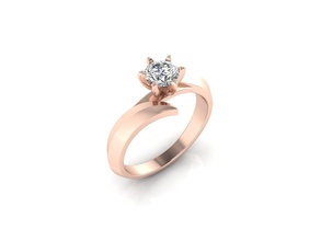 squillare n158 oro nozze gioielleria anelli Fidanzamento diamante moda gemma stampabile argento lusso gruppo musicale gioiello calcolo 3d print model - Mito3D