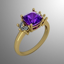 Ring n35 Schmuck Gold Luxus Juwel leuchtenden druckbar Silber brillant Diamant Saphir Ringe 3d Platin Rubin Zubehörteil Mode 3d print model - Mito3D
