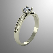 Ring n7 Schmuck Gold Luxus Juwel leuchtenden druckbar Silber brillant Diamant Saphir Ringe 3d Platin Rubin Zubehörteil Mode 3d print model - Mito3D