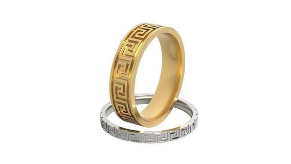 squillare 11 taglia 7 versioni oro argento stampabile gemma brillante gioielleria anelli regalo contento moda bellezza platino carati diamante diamant zaffiro vintag 3d print model - Mito3D