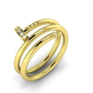 ring nail model 3195 earrings kolco dlya pechati 3dmodel printable sterling fashion silver engagem platinum jewellery engagement mobius jewelry rings missfox 3d print model - Mito3D