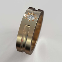ring obr 280 jewelry diamond fashion rings wedding brilliant cad design engagement gem gold jewel jewellery platinum printable silver luxury 3d print model - Mito3D