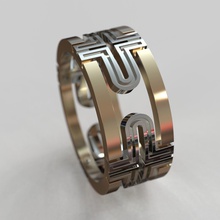 anillo de obr 287 la joyería diamante moda los anillos boda brillante cad diseño el compromiso gem oro joya platino imprimible plata y belleza 3d print model - Mito3D