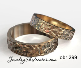 bague obr 299 bijoux en diamant anneau de mode l'anneau anneaux mariage brillant cad la conception le l'engagement gem or joyau platine imprimable les d'argent beauté 3d print model - Mito3D