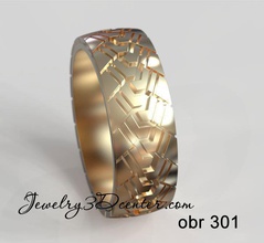 301 yüzük obr takı elmas moda düğün parlak cad tasarım nişan gem altın mücevher platin yazdırılabilir Gümüş güzellik 3d print model - Mito3D