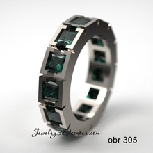 bague obr 305 bijoux en diamant anneau de mode l'anneau anneaux mariage brillant cad la conception le l'engagement gem or joyau platine imprimable les d'argent beauté 3d print model - Mito3D