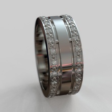 ring obr 346 jewelry diamond fashion rings wedding brilliant cad design engagement gem gold jewel jewellery platinum printable silver beauty 3d print model - Mito3D
