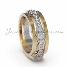 ring obr 412 luxury jewelry gold design diamond engagement gem jewel jewellery platinum printable fashion beauty silver woman rings 3d print model - Mito3D