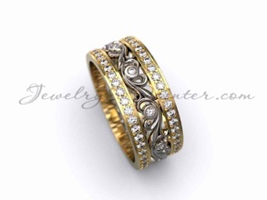 ring obr 442 luxury jewelry gold design diamond engagement gem jewel jewellery platinum printable fashion beauty silver woman rings 3d print model - Mito3D