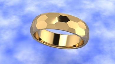 anel octógono joalheria ouro diamante prata imprimível noivado moda brilhante colar branco Casamento beleza Preto safira pingente esterlina vintag 3d print model - Mito3D