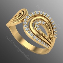 ring od146 schmuck wertvoll gold juwel silber druckbar brillant diamant hochzeit mode finger sterling saphir ringe rubin 3d print model - Mito3D