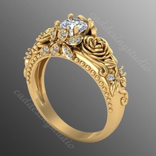 squillare od171 gioielleria prezioso oro gemma argento stampabile gioiello brillante diamante nozze moda dito sterlina zaffiro diamant anelli rubino 3d print model - Mito3D