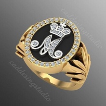 Ring od205 Schmuck Gold Juwel Silber brillant Diamant Hochzeit Mode Finger Sterling Saphir Ringe Rubin Platin Medaille 3d print model - Mito3D