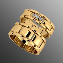 anello od 110 gioielli oro moda anelli stampabile gemma diamante bellezza argento disco di platino prototipazione matrimonio fidanzamento gioiello zaffiro gemme 3d print model - Mito3D