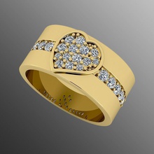 ring od 111 jewelry gold fashion rings printable gem diamond beauty silver platinum prototyping wedding engagement jewel sapphire gems 3d print model - Mito3D