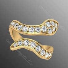 Ring od 139 Schmuck Gold Juwel Silber brillant Diamant Hochzeit Mode Finger Sterling Saphir Ringe Rubin Platin 3d print model - Mito3D