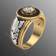 ring od 208 jewelry gold gem silver jewel brilliant diamond wedding brillant fashion finger sterling sapphire diamant rings ruby platinum bangle 3d print model - Mito3D