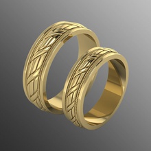 anello od 25 gioielli anelli di nozze coppia 3d accessori da sposa gioiello moda stampabile matrimonio la sterlina e bellezza disco platino d'oro 3d print model - Mito3D