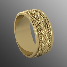 yüzük od 5 yüzükler 3d takı altın gümüş mücevher yazdırılabilir düğün moda modern değerli aksesuar 3d print model - Mito3D
